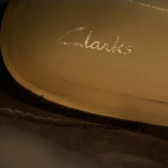 Clarks Orinoco Art Brown Leather Strap Mid Calf Boots Size 8.5 - Picture 7 of 8